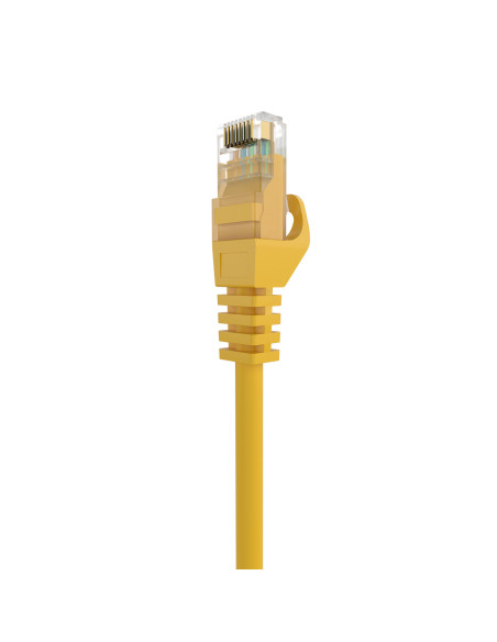AISENS Cable de Red Latiguillo RJ45 LSZH Cat.6A 500 Mhz UTP AWG24, Amarillo, 25CM
