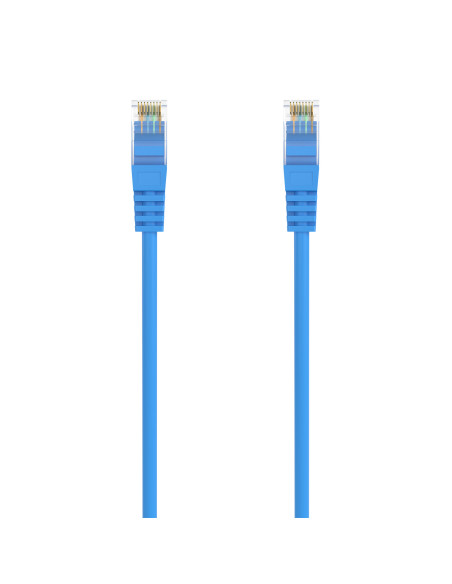AISENS Cable de Red Latiguillo RJ45 LSZH Cat.6A 500 Mhz UTP AWG24, Azul, 1.5M