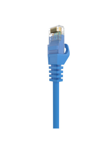 AISENS Cable de Red Latiguillo RJ45 LSZH Cat.6A 500 Mhz UTP AWG24, Azul, 3.0M
