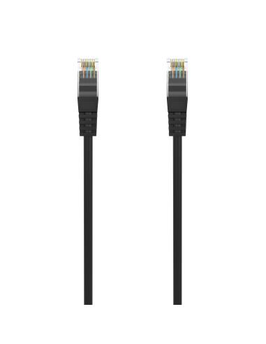 AISENS Cable de Red Latiguillo RJ45 LSZH Cat.6A 500 Mhz UTP AWG24, Negro, 30CM