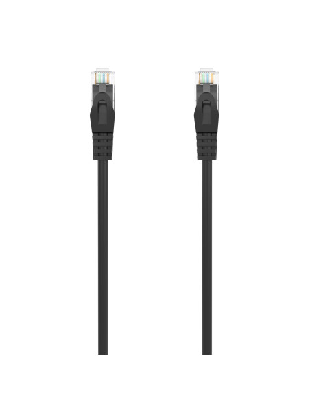 AISENS Cable de Red Latiguillo RJ45 LSZH Cat.6A 500 Mhz UTP AWG24, Negro, 2.0M