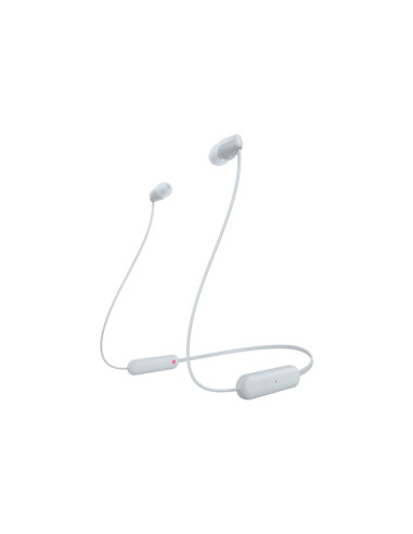 Sony WI-C100 Auriculares Inalámbrico Dentro de oído Llamadas Música Bluetooth Blanco