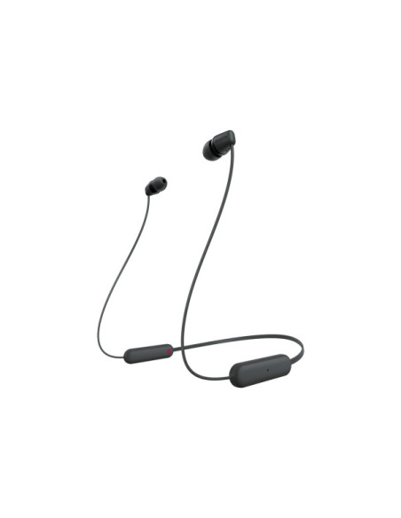 Sony WI-C100 Auriculares Inalámbrico Dentro de oído Llamadas Música Bluetooth Negro