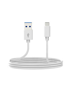 DCU Advance Tecnologic 30402065 cable USB USB 3.2 Gen 1 (3.1 Gen 1) 2 m USB C USB A Blanco