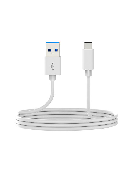 DCU Advance Tecnologic 30402065 cable USB USB 3.2 Gen 1 (3.1 Gen 1) 2 m USB C USB A Blanco