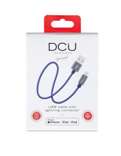 DCU Advance Tecnologic 34101250 cable de conector Lightning 1 m Azul 2