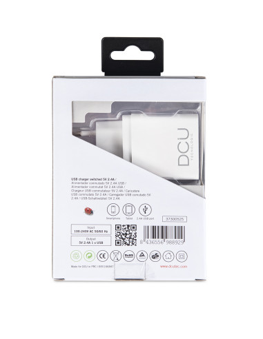 DCU Advance Tecnologic 37300525 cargador de dispositivo móvil Monitor de vídeo para bebé, Lector de código, Barbero eléctrico,