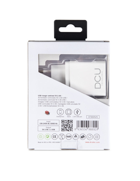 DCU Advance Tecnologic 37300525 cargador de dispositivo móvil Monitor de vídeo para bebé, Lector de código, Barbero eléctrico,