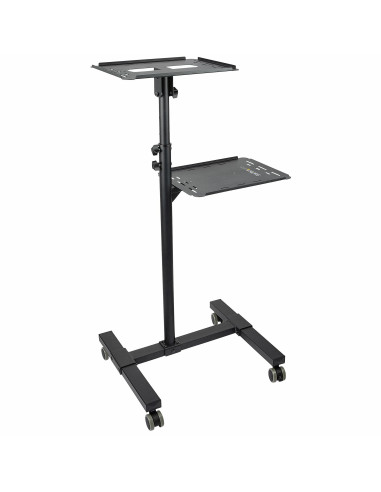 StarTech.com Soporte Móvil para Proyector y Ordenador Portátil - Carrito de Servicio Pesado para Proyector (2 Estantes) - de