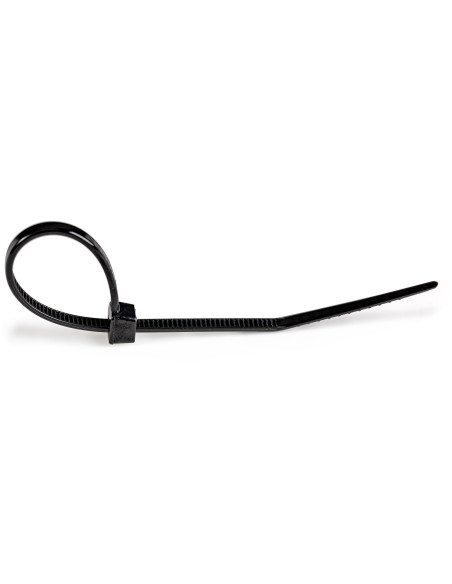 StarTech.com Bridas Ataduras de 15cm para Cables - Ancho 3mm, Diámetro del Haz 39mm, 18kg de Resistencia, Ataduras de