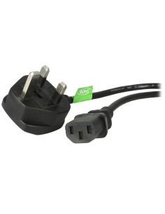StarTech.com Cable de 1,8m de Alimentación de Ordenador, 18AWG, BS 1363 a C13, 10A 250V, Cable de Alimentación de Repuesto,