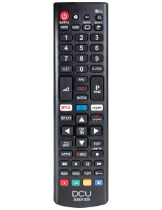 DCU Advance Tecnologic 30901020 mando a distancia IR inalámbrico TV Botones