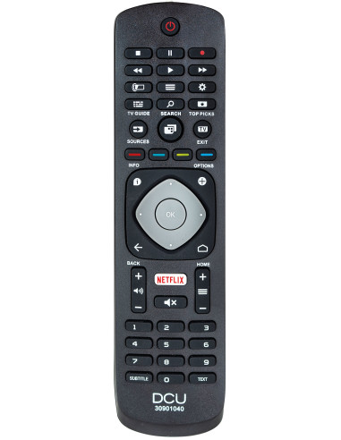 DCU Advance Tecnologic 30901040 mando a distancia IR inalámbrico TV Botones