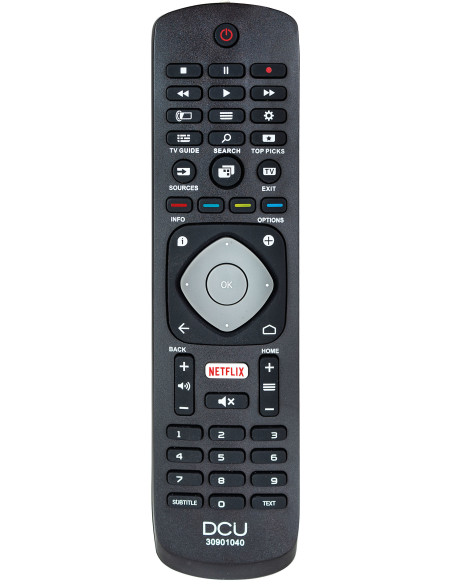 DCU Advance Tecnologic 30901040 mando a distancia IR inalámbrico TV Botones