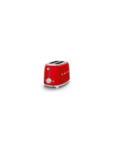 Smeg TSF01RDEU tostadora 6 2 rebanada(s) 950 W Rojo