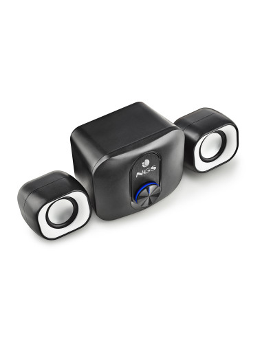 NGS COMET 2.1 conjunto de altavoces 11 W Universal Negro, Blanco 2.1 canales De 2 vías 3 W