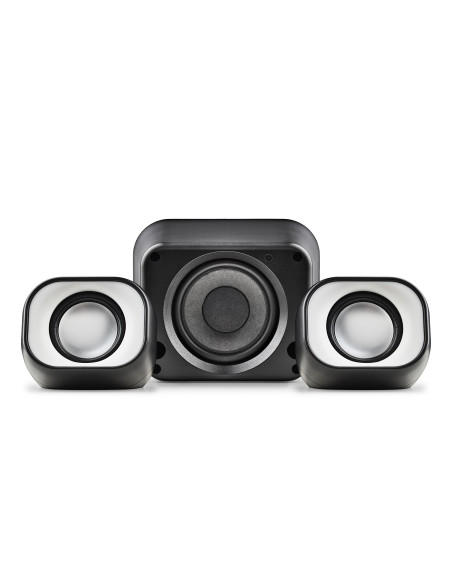 NGS COMET 2.1 conjunto de altavoces 11 W Universal Negro, Blanco 2.1 canales De 2 vías 3 W