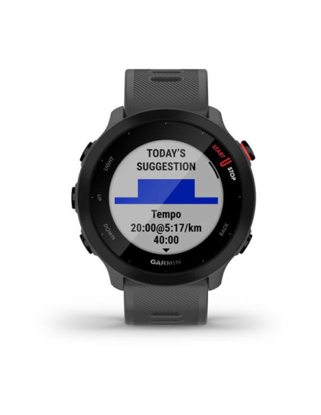 Garmin Forerunner 55 MIP 42 mm Digital 208 x 208 Pixeles Pantalla táctil Gris GPS (satélite)