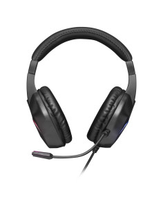 Mars Gaming MH122 Negro, Cascos Gaming FRGB Over Ear con Micrófono, Sonido HiFi, Cancelación de Sonido, Ultraligeros, PS4 PS5 2