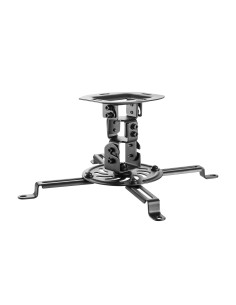 AISENS Soporte Universal Giratorio, Inclinable de Techo para Proyector 13.5Kg, Negro 2