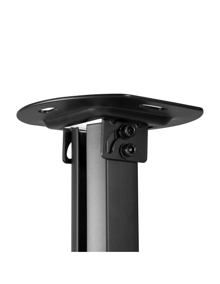 AISENS Soporte Universal Giratorio, Inclinable y Extensible de Techo para Proyector 13.5Kg, Negro