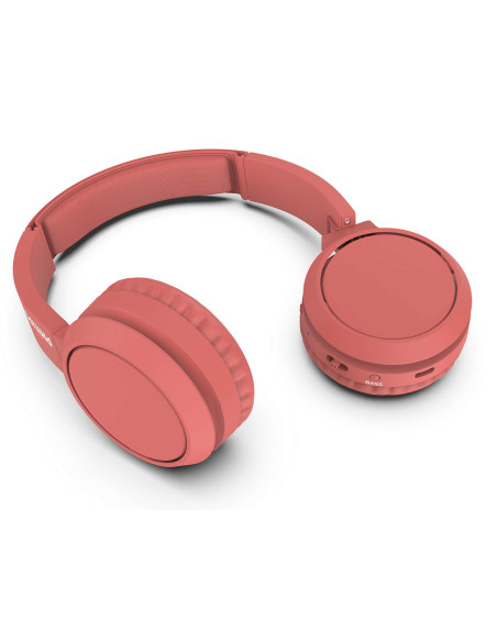 Philips 4000 series TAH4205RD 00 auricular y casco Auriculares Inalámbrico Diadema Llamadas Música USB Tipo C Bluetooth Rojo