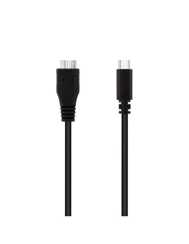 Nanocable 10.01.1201-BK cable USB USB 3.2 Gen 1 (3.1 Gen 1) 1 m USB C Micro-USB B Negro