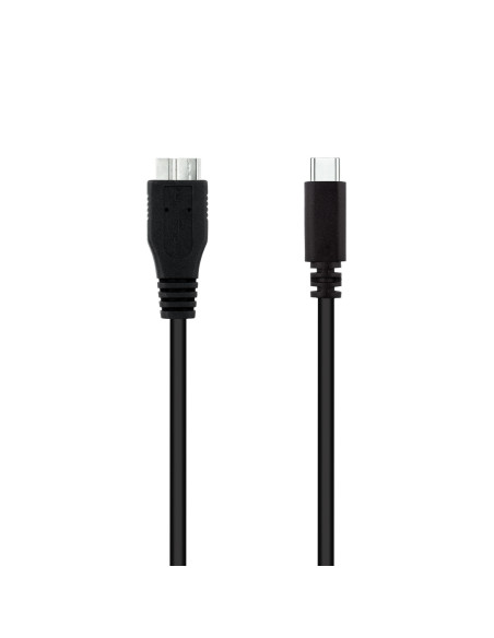 Nanocable 10.01.1201-BK cable USB USB 3.2 Gen 1 (3.1 Gen 1) 1 m USB C Micro-USB B Negro
