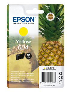 Epson 604 cartucho de tinta 1 pieza(s) Original Rendimiento estándar Amarillo