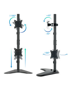TooQ DB1703TNV-B soporte para monitor 81,3 cm (32") Escritorio Negro 2