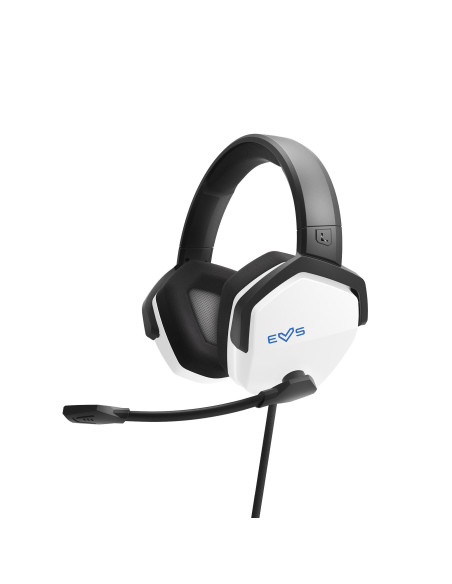 Energy Sistem ESG 3 White Auriculares Alámbrico Banda para cuello Juego Negro, Blanco