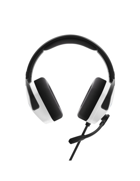 Energy Sistem ESG 3 White Auriculares Alámbrico Banda para cuello Juego Negro, Blanco