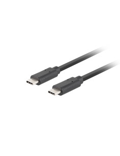 Lanberg CA-CMCM-32CU-0010-BK cable USB USB 3.2 Gen 2 (3.1 Gen 2) 1 m USB C Negro