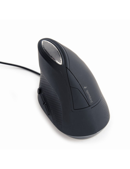 Gembird MUS-ERGO-03 ratón Oficina mano derecha USB tipo A Óptico 3200 DPI