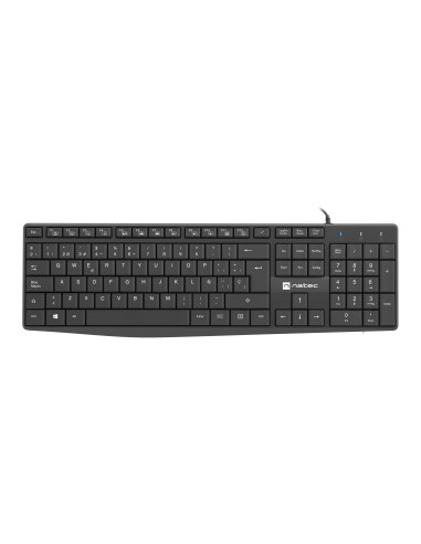 NATEC NKL-1948 teclado Universal USB QWERTY Español Negro
