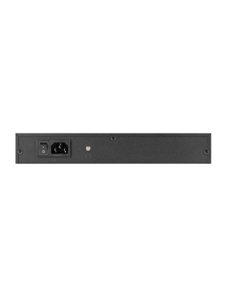 Lanberg RSGE-24 switch No administrado Gigabit Ethernet (10 100 1000) 1U Negro