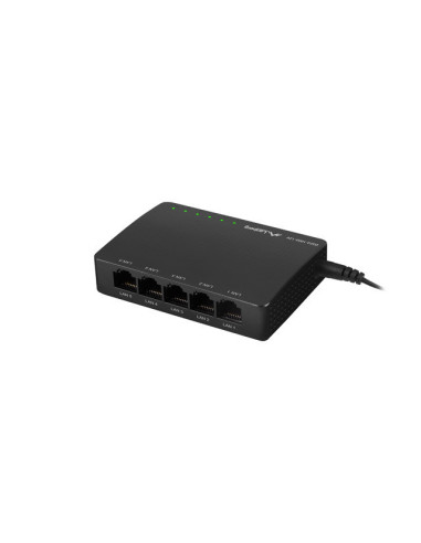 Lanberg DSP2-1005-12V switch No administrado Gigabit Ethernet (10 100 1000) Negro