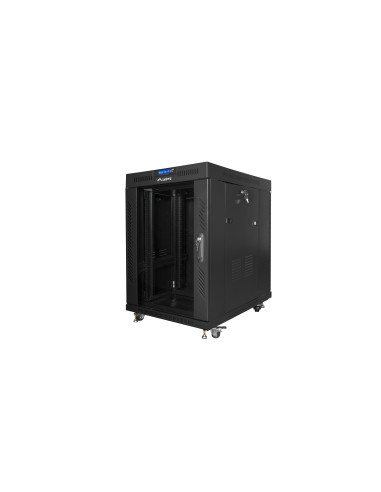Lanberg FF01-8015-12BL armario rack 15U Rack o bastidor independiente Negro