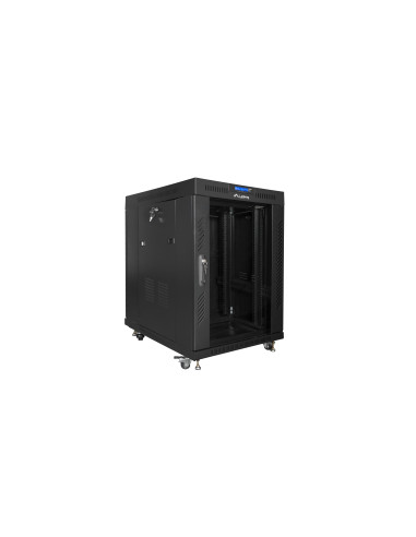 Lanberg FF01-8015-12BL armario rack 15U Rack o bastidor independiente Negro