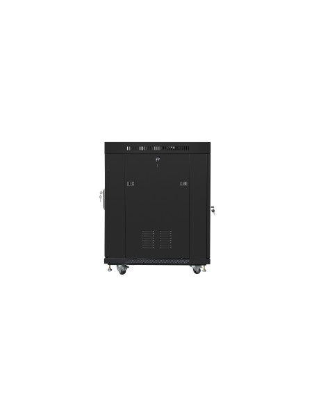 Lanberg FF01-8015-12BL armario rack 15U Rack o bastidor independiente Negro