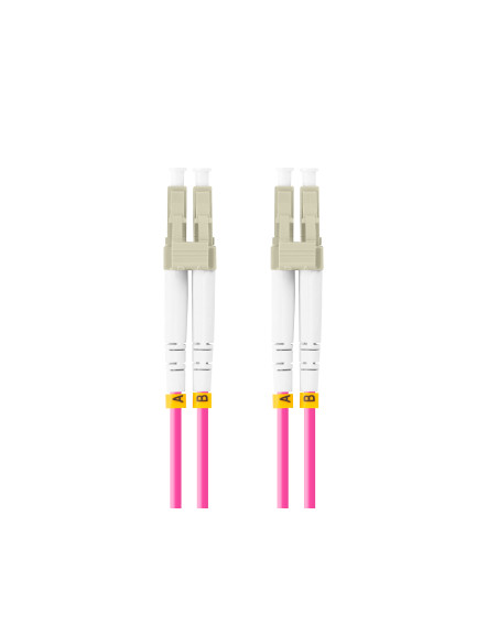 Lanberg FO-LULU-MD41-0050-VT Cable de fibra óptica e InfiniBand 5 m LC Violeta