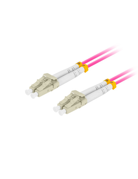 Lanberg FO-LULU-MD41-0050-VT Cable de fibra óptica e InfiniBand 5 m LC Violeta
