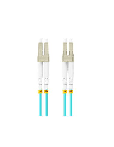 Lanberg FO-LULU-MD31-0020-TQ Cable de fibra óptica e InfiniBand 2 m LC Color aguamarina