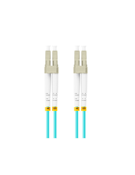 Lanberg FO-LULU-MD31-0020-TQ Cable de fibra óptica e InfiniBand 2 m LC Color aguamarina