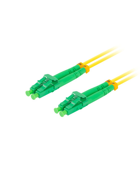 Lanberg FO-LALA-SD11-0020-YE Cable de fibra óptica e InfiniBand 2 m LC Amarillo