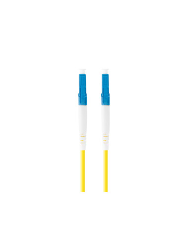 Lanberg FO-LULU-SS11-0100-YE Cable de fibra óptica e InfiniBand 10 m LC Amarillo