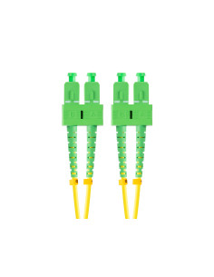 Lanberg FO-SASA-SD11-0020-YE Cable de fibra óptica e InfiniBand 2 m SC Verde, Amarillo