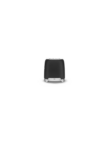 Smeg TSF01BLMEU tostadora 6 2 rebanada(s) 950 W Negro, Acero inoxidable