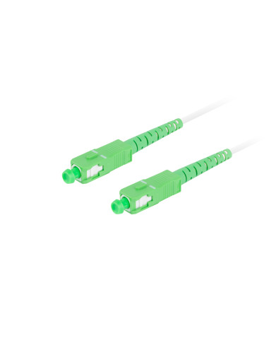Lanberg FO-SASA-SS21-0150-WH Cable de fibra óptica e InfiniBand 15 m SC Blanco