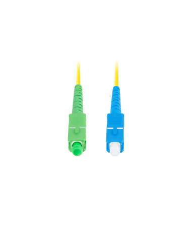 Lanberg FO-SASU-SS21-0010-YE Cable de fibra óptica e InfiniBand 1 m SC Amarillo